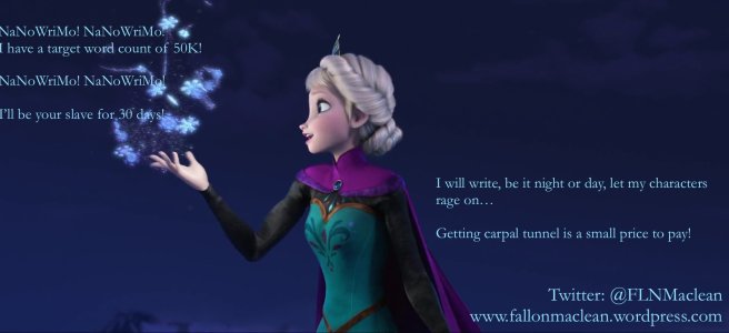 Elsa (Frozen) singing new lyrics for Let It Go